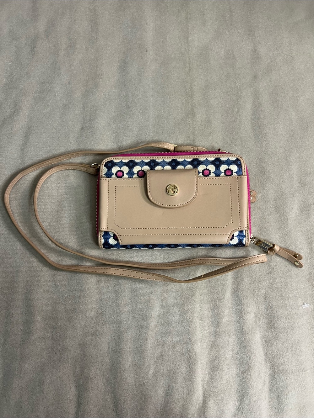 💖 Spartina 449 Daufuskie Island Floral Wallet Crossbody Organizer Purse 💖